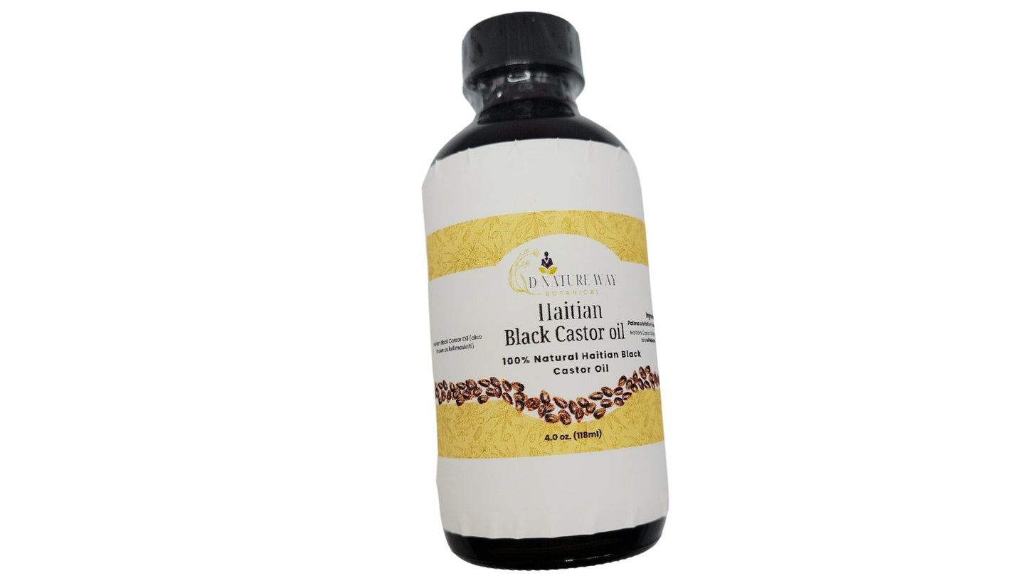 HAITIAN BLACK CASTOR OIL - 100% PURE & NATURAL - D Nature Way Botanical