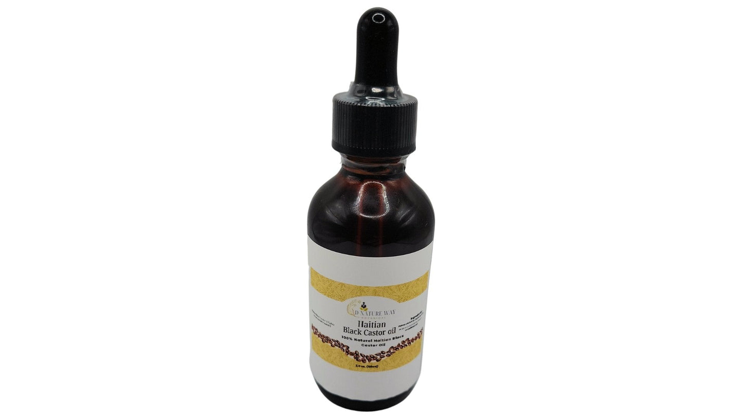 HAITIAN BLACK CASTOR OIL - 100% PURE & NATURAL - D Nature Way Botanical